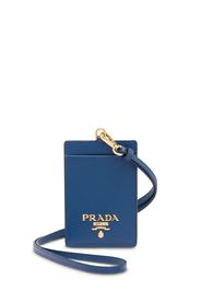 Prada Gepäckanhänger aus Saffiano-Leder - Blau