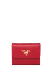 Prada Portemonnaie mit Logo - Rot