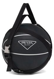 Prada Basketball mit Logo-Print - Schwarz