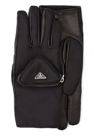 Prada Handschuhe mit Logo - Schwarz