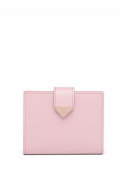 Prada Kleines Portemonnaie aus Saffiano-Leder - Rosa