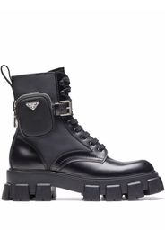 Prada Monolith Stiefeletten - Schwarz
