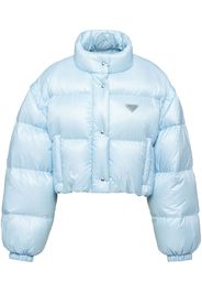 Prada Wendbare Daunenjacke - Blau