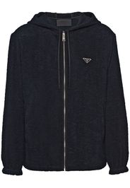 Prada Terrycloth Blouson-Jacke - Schwarz