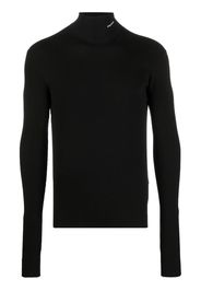 Prada slim-fit cotton roll neck jumper - Schwarz