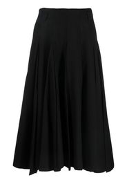 Prada A-line midi skirt - Schwarz