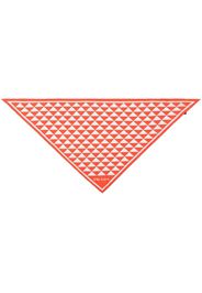 Prada geometric-print silk scarf - Orange