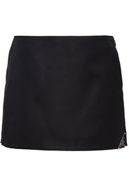 Prada triangle-logo mini skirt - Schwarz