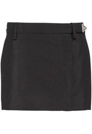 Prada mohair mini skirt - Schwarz