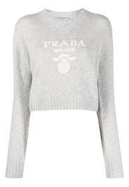 Prada Wool and cashmere crew-neck sweater - Grau