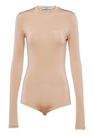 Prada long-sleeved bodysuit - Nude