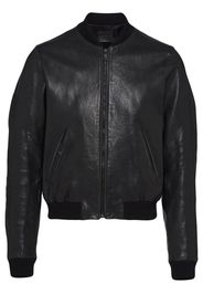 Prada Leather bomber jacket - Schwarz