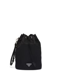 Prada Re-Nylon drawstring pouch - Schwarz