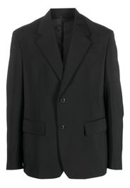 Prada single-breasted notched-lapels blazer - Schwarz