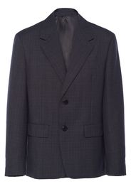 Prada Prince of Wales single-breasted blazer - Grau