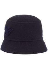 Prada velour cloth bucket hat - Blau