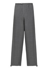 Prada Lockere Hose aus Schurwolle - Grau