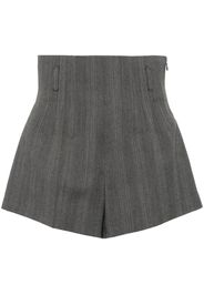 Prada Wollshorts mit Falten - Grau
