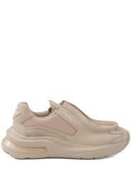 Prada Systeme leather sneakers - Nude