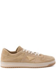 Prada Downtown suede sneakers - Nude