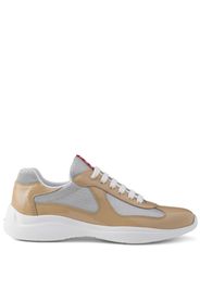Prada America's Cup Sneakers mit Logo-Patch - Nude