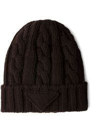 Prada Beanie aus Kaschmir - Braun