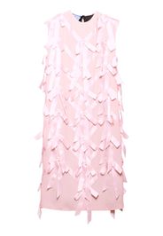 Prada Sablé-Kleid mit Schleifendetail - Rosa