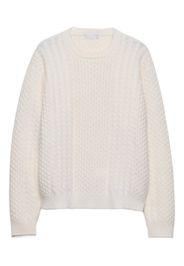 Prada Pullover mit rundem Ausschnitt - Weiß