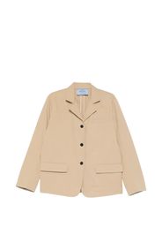 Prada button-fastening blazer - Nude