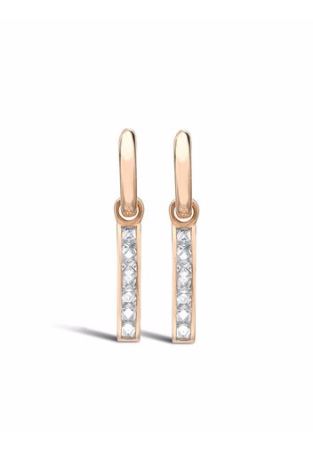 Pragnell 18kt rose gold RockChic diamond earrings - Rosa