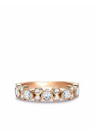 Pragnell 18kt rose gold Bubbles half-eternity diamond ring - Rosa