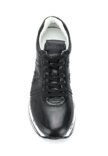 Premiata 'Beth' Flatform-Sneakers - Schwarz