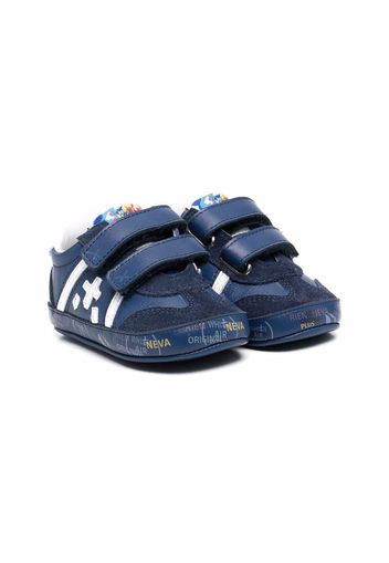 Premiata Kids Andy Sneakers mit Klettverschluss - Blau