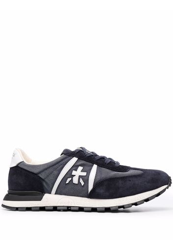 Premiata John low-top leather sneakers - Blau