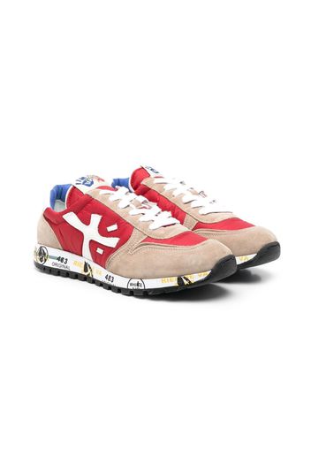 Premiata Kids TEEN Sneakers in Colour-Block-Optik - Braun