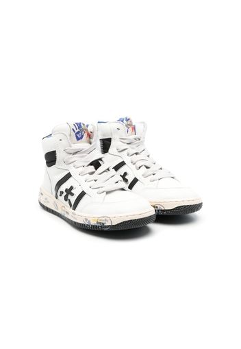 Premiata Kids Wall high-top sneakers - Weiß