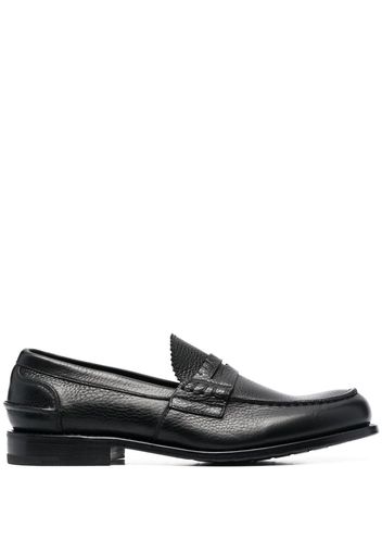 Premiata pebbled-texture slip-on loafers - Schwarz