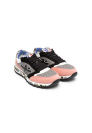 Premiata Kids panelled lace-up sneakers - Schwarz