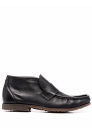 Premiata ankle leather loafers - Schwarz