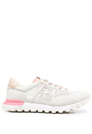 Premiata Johnlowd multicoloured mesh trainers - Nude