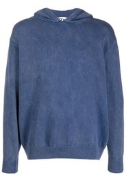 President’S drop-shoulder cotton hoodie - Blau