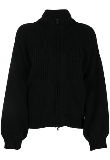 Pringle of Scotland high-neck zip-up cardigan - Schwarz