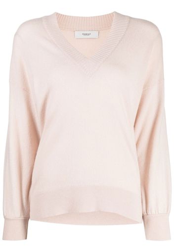 Pringle of Scotland V-neck long sleeve jumper - Nude