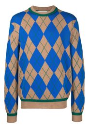 Pringle of Scotland argyle knit jumper - Braun