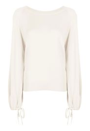 Pringle of Scotland round neck cashmere jumper - Weiß