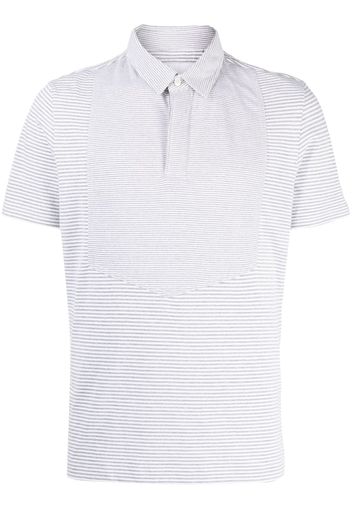 Private Stock Gestreiftes The Morlot Poloshirt - Grau