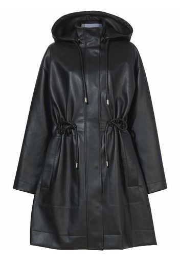 Proenza Schouler White Label Faux Leather Parka - Schwarz