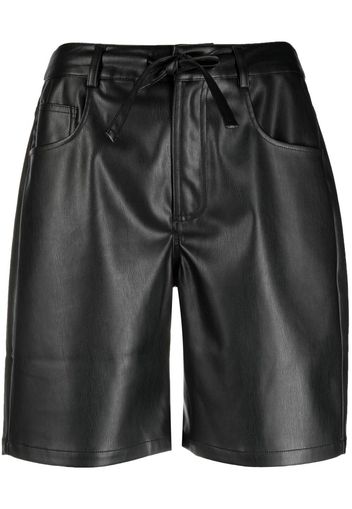 Proenza Schouler White Label Faux Leather Midi Shorts - Schwarz