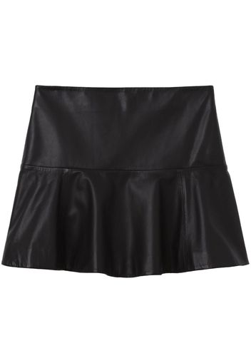 Proenza Schouler White Label ruffle-hem mini skirt - Schwarz