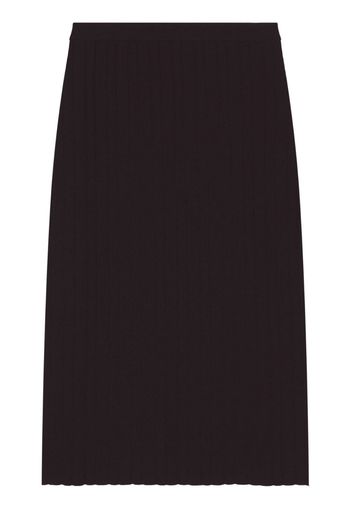 Proenza Schouler White Label ribbed-knit midi skirt - Schwarz